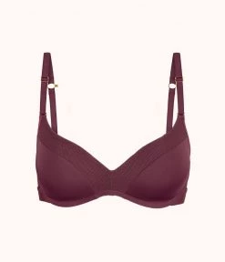 Wearlively The No-Wire Push-Up: Plum