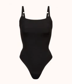 Wearlively The Sleek Bodysuit: Jet Black Categories