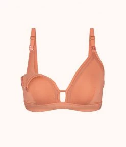 Wearlively The Busty Maternity Bralette: Terracotta