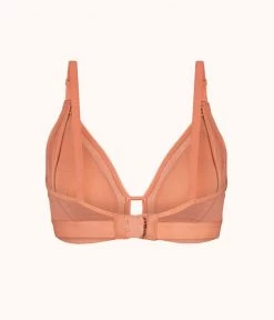 Wearlively The Busty Maternity Bralette: Terracotta