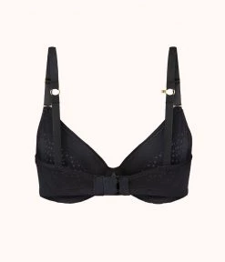 Wearlively The Unlined Balconette Bra - Print: Painted Polka