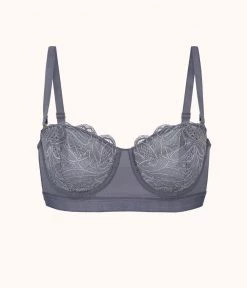 Wearlively The Lace Strapless: Smoke Bras