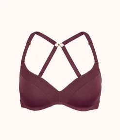 Wearlively The No-Wire Push-Up: Plum