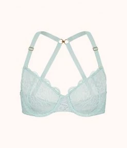 Wearlively Bras The Unlined Lace Bra: Seafoam