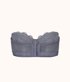 Wearlively The Lace Strapless: Smoke Bras