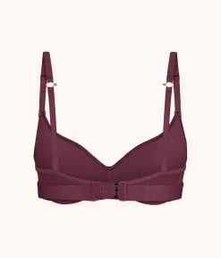 Wearlively The No-Wire Push-Up: Plum
