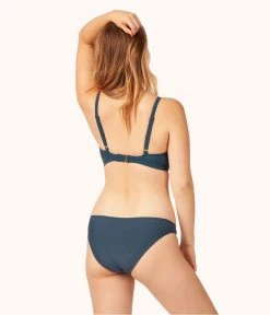 Wearlively The Ribbed Busty Swim Bralette: Teal Bay Categories