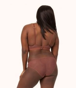 Wearlively Categories The Mesh Back Bikini: Umber
