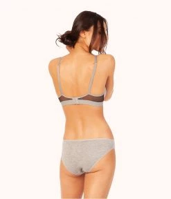 Wearlively Bras The All-Day T-Shirt Bra: Heather Gray