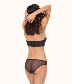 Wearlively Bras The No-Wire Strapless: Jet Black 18 Wearlively Bras The No-Wire Strapless: Jet Black