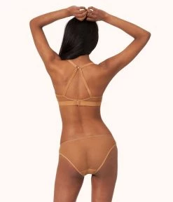 Wearlively The No-Wire Push-Up: Warm Oak Bras