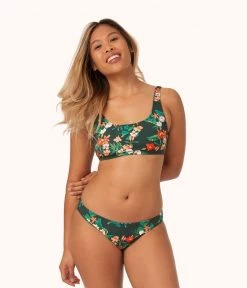 Wearlively The All-You Swim Bralette - Print: Garden Print