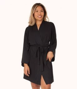 Wearlively Categories The Kimono: Jet Black