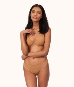 Wearlively The Mesh Back Bikini: Warm Oak Categories