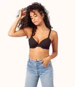Wearlively Bras The All-Day T-Shirt Bra: Jet Black