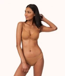 Wearlively The No-Wire Push-Up: Warm Oak Bras