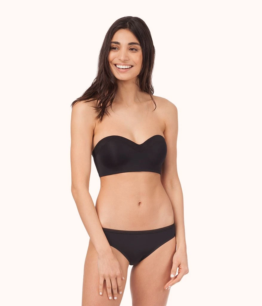 Wearlively Bras The No-Wire Strapless: Jet Black 7 Wearlively Bras The No-Wire Strapless: Jet Black
