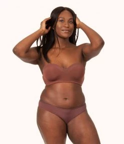 Wearlively The No-Wire Strapless: Umber Bras