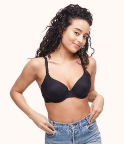 Wearlively The T-Shirt Bra: Jet Black
