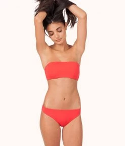 Wearlively Categories The Bandeau: Tomato Red