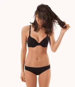 Wearlively The T-Shirt Bra: Jet Black