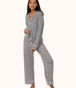 Wearlively Categories The All-Day Lounge Pant - Print: Mini Stripe Print