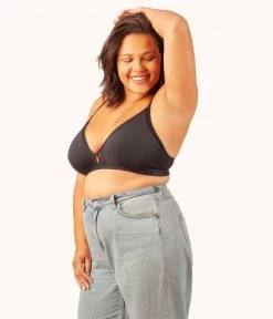 Wearlively The Busty Bralette: Jet Black