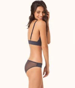 Wearlively The Mesh Back Bikini: Navy Categories