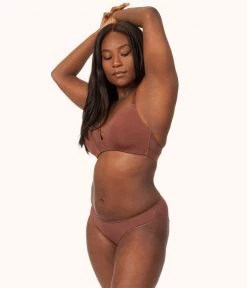 Wearlively Categories The Mesh Back Bikini: Umber
