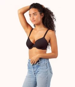 Wearlively Bras The All-Day T-Shirt Bra: Jet Black