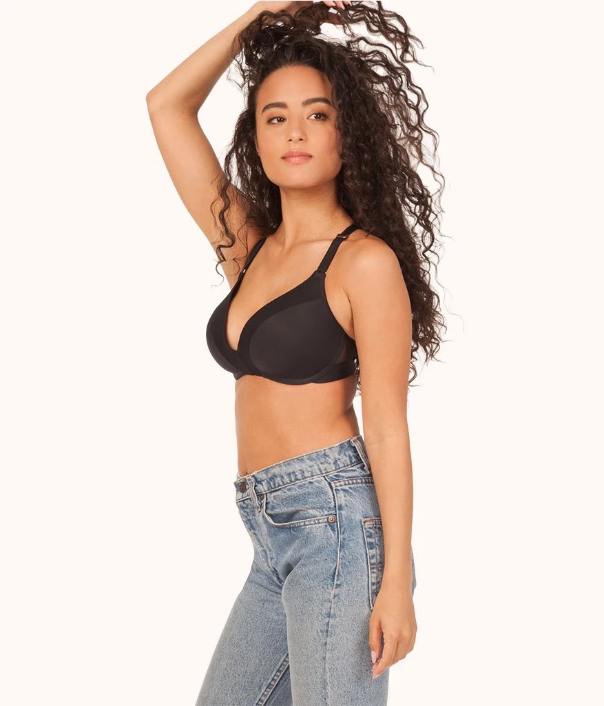 Wearlively Bras The No-Wire Push-Up: Jet Black 4 Wearlively Bras The No-Wire Push-Up: Jet Black