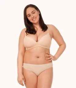 Wearlively The No-Wire Push-Up: Toasted Almond Bras