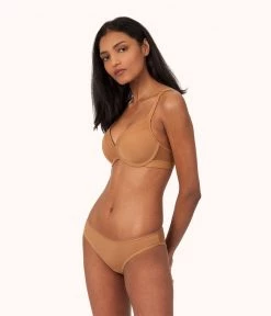 Wearlively The No-Wire Push-Up: Warm Oak Bras