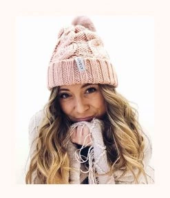 Wearlively The Pom Pom Beanie: Dusty Pink Categories
