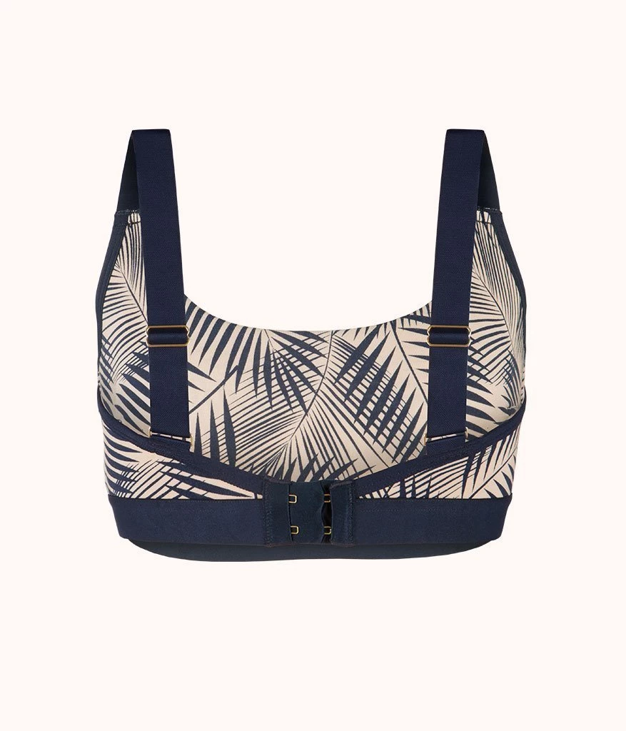 Wearlively The All-You Busty Bralette - Print: Navy Palm Print 7 Wearlively The All-You Busty Bralette - Print: Navy Palm Print