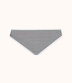 Wearlively The Cotton Bikini: Black/White Mini Stripe 5 Wearlively The Cotton Bikini: Black/White Mini Stripe