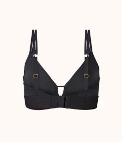 Wearlively Bras The Deco Mesh Bralette: Jet Black 11 Wearlively Bras The Deco Mesh Bralette: Jet Black