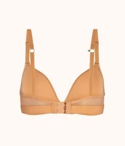 Wearlively Bras The Mesh Trim No-Wire: Warm Oak 14 Wearlively Bras The Mesh Trim No-Wire: Warm Oak