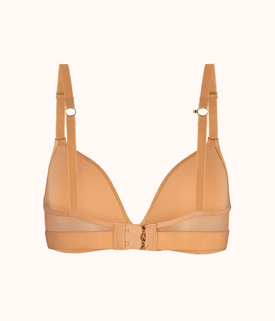 Wearlively Bras The Mesh Trim No-Wire: Warm Oak 8 Wearlively Bras The Mesh Trim No-Wire: Warm Oak
