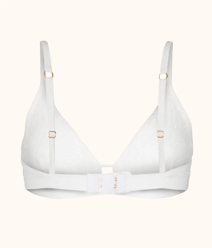 Wearlively The Palm Lace Bralette: Fresh White Bras 6 Wearlively The Palm Lace Bralette: Fresh White Bras