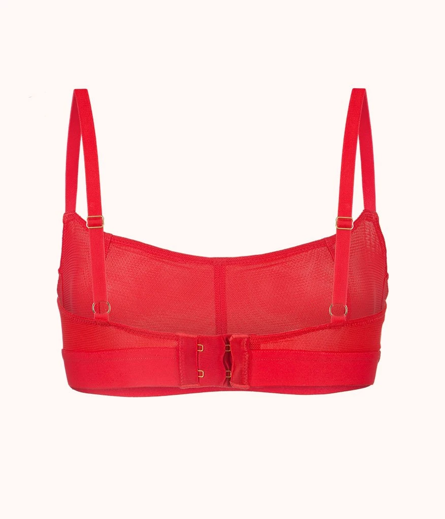 Wearlively The Straight Up Bralette: Tomato Red Bras 7 Wearlively The Straight Up Bralette: Tomato Red Bras