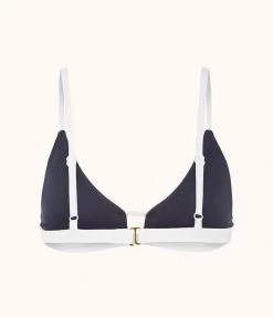 Wearlively Categories The Bralette: Navy/White