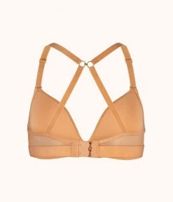 Wearlively Bras The Mesh Trim No-Wire: Warm Oak 15 Wearlively Bras The Mesh Trim No-Wire: Warm Oak