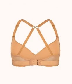 Wearlively The No-Wire Push-Up: Warm Oak Bras