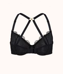 Wearlively The Unlined Lace Bra: Jet Black