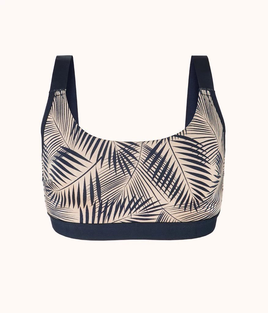 Wearlively The All-You Busty Bralette - Print: Navy Palm Print 6 Wearlively The All-You Busty Bralette - Print: Navy Palm Print