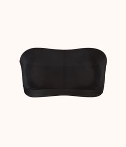 Wearlively The Bandeau Strapless: Jet Black Bras