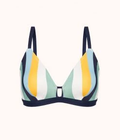 Wearlively Categories The Busty Bralette - Print: Sunny Stripe