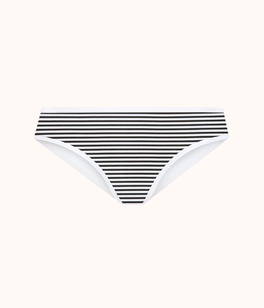 Wearlively The Cotton Bikini: Black/White Mini Stripe 3 Wearlively The Cotton Bikini: Black/White Mini Stripe