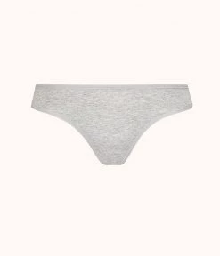 Wearlively Categories The Cotton Thong: Heather Gray